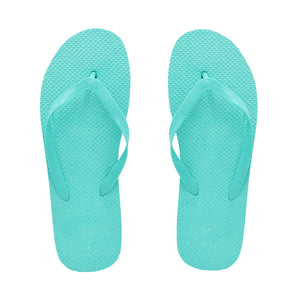 Aqua Blue Flip Flops (Case of 48 Pairs)