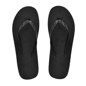 Plain Black Womens Classic Flip Flops, Size: 4-9 at Rs 300/pair in