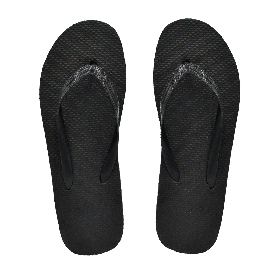 Black Flip Flops (Case of 48 Pairs)